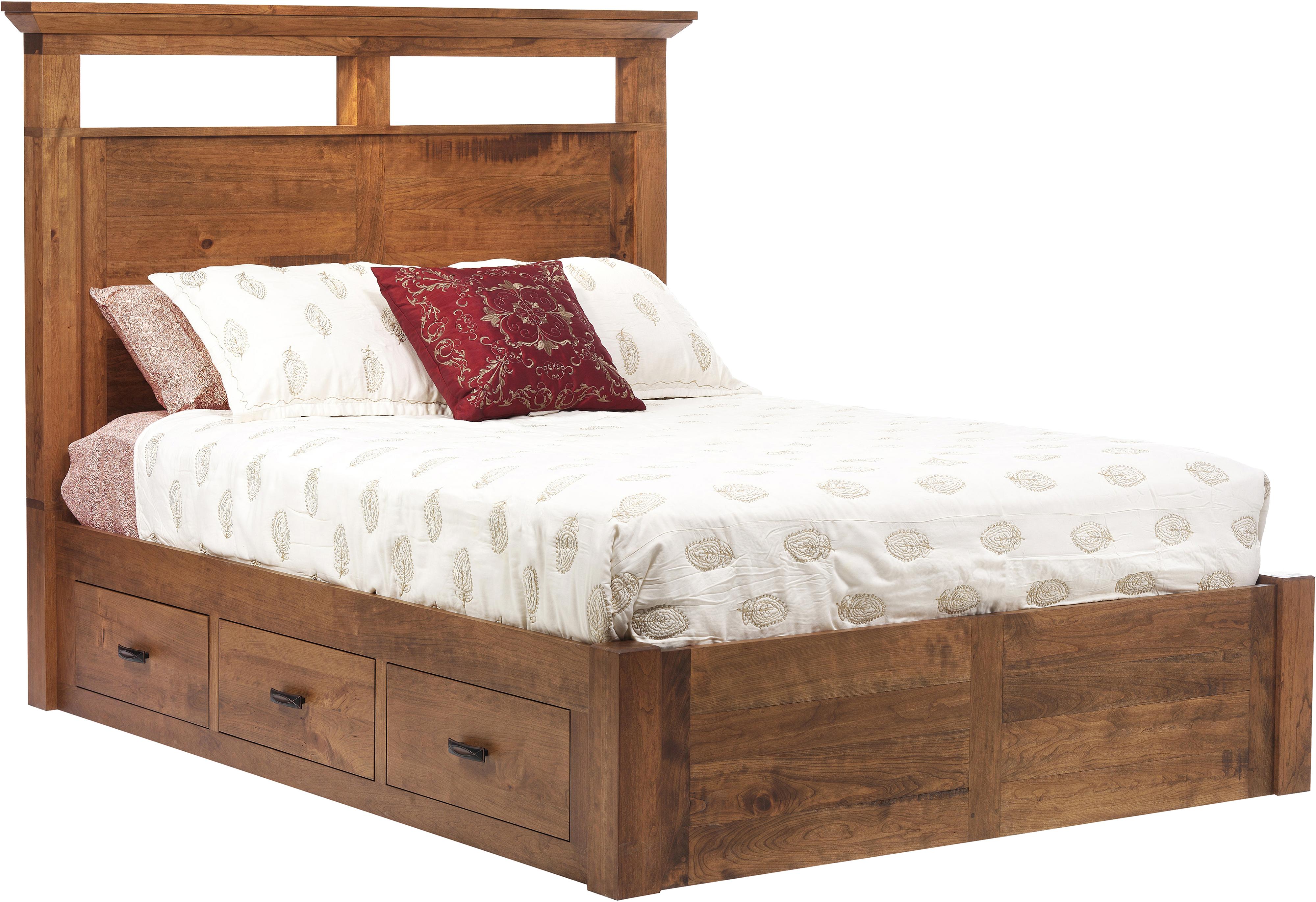 Millcraft Redmond Wellington King Platform Bed with 6 Underbed Storage